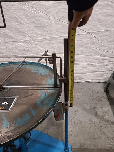 Used 30" Motorized Material Stock Reel 110 Volts