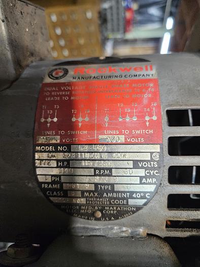 Used Rockwell Delta 110v Floor Model Drill Press