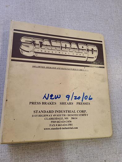 Used Standard Model CS 375-10 Metal Shear New 2006 with Back Gauge