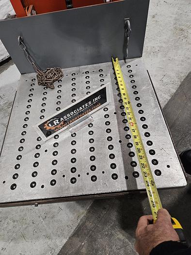 Used Beech Presto Electric Lift Truck with Roller Table Slide Heavy Items 70 inch max height 12 volt with charger