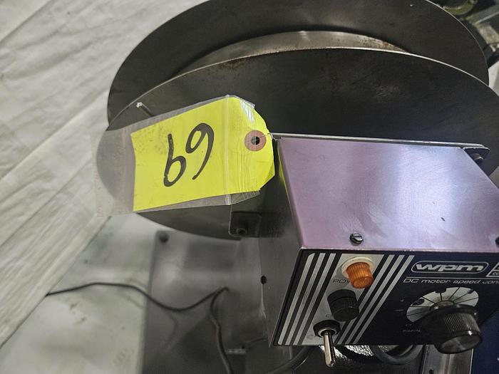 Used Motorized Stock Reel Material Payoff Feed Automatically Feeds Metal Stock To Press