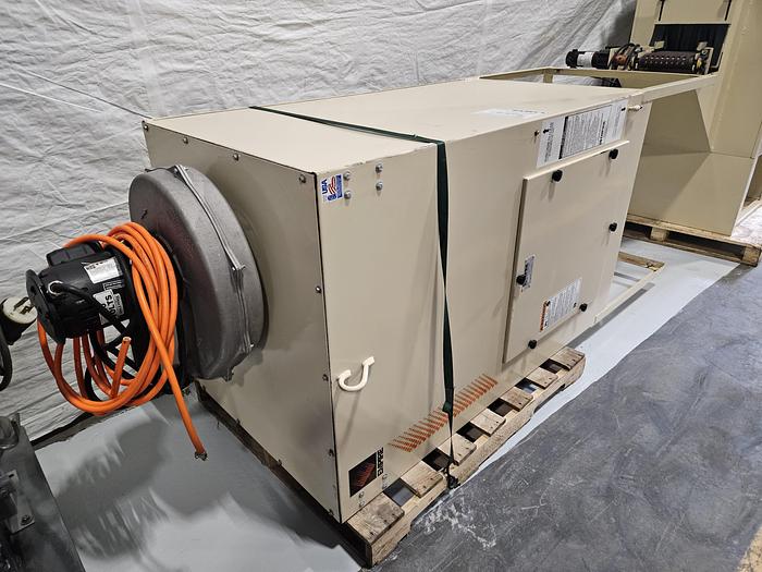 Used Empire Automatic Inline Conveyer Sand Blasting Machine Complete System Model # IL 885