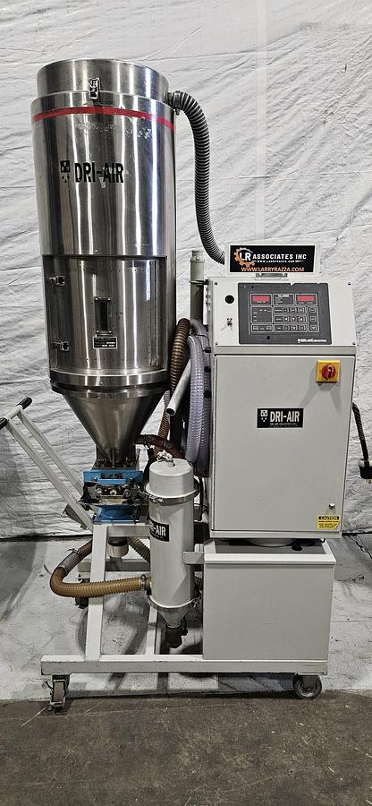 Used DRI-AIR HPD-4 HIGH-PERFORMANCE DESICCANT RESIN DRYER – RH150 150 LB STAINLESS STEEL HOPPER – DIGITAL DEW POINT CONTROL – 480V 3 PHASE – TESTED