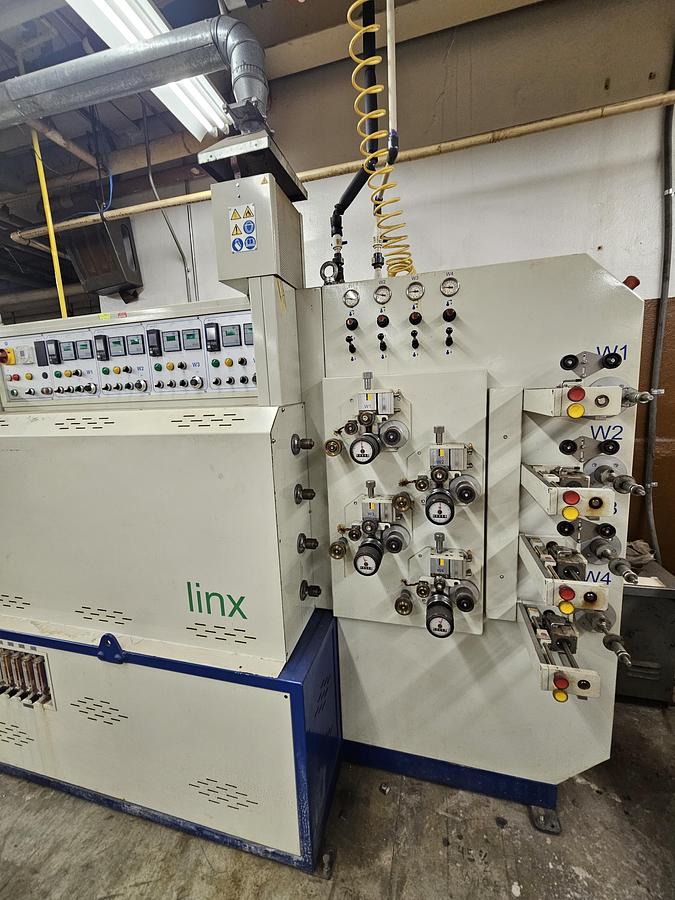 Used 2006 G.B. F.lli Bertoncello Srl. LINX 104 Four Strand Wire Annealing Furnace for continuous annealing of wires and metal strips