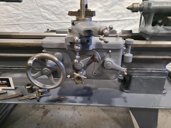 Used Southbend 16 x 60 Metal Lathe 220 Volts 3 Phase with Collets, Collet Changer, Taper Attachment and Threading Plus 4 Jawchucks