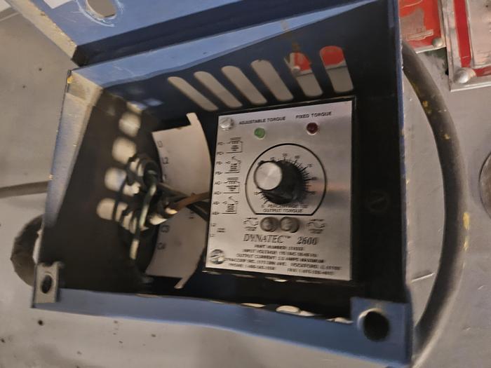 Used Coil Stock Feed Vertical 2500 Lbs Capacity Electronic Clutch 110 V