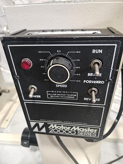 Used Motorized Stock Reel Material Payoff Feed Automatically Feeds Metal Stock To Press