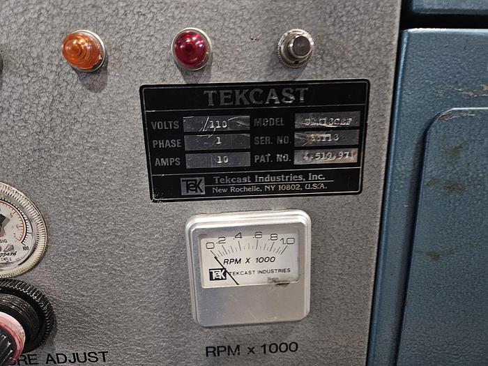 Used Tekcast Tek18 Refurbished Front Loading Spin Casting Machine Fishing Lures Sinkers Lead Jig heads