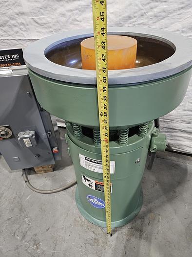 Used Sweco 1.2 Cubic Ft Vibratory Finisher 220V 3 Phase Polish Debur Metal Fast Finishing