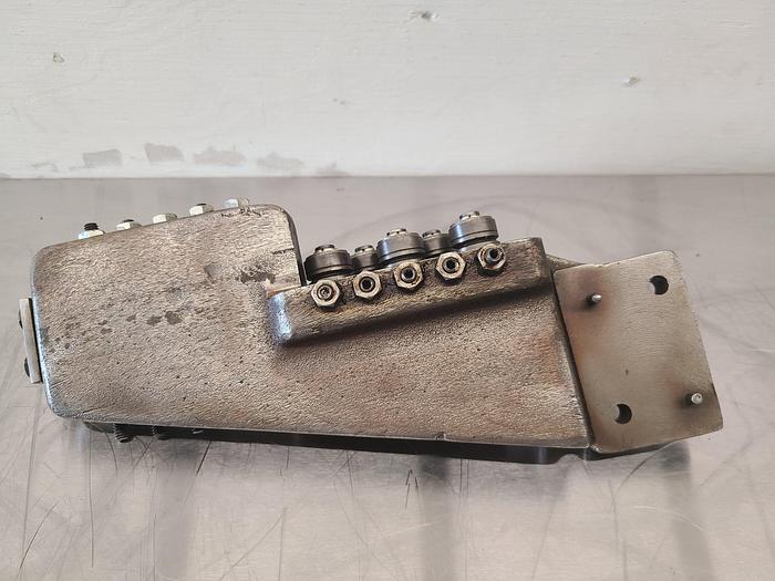 Used Wire Stock Straightener Multi Roll 90 degree transition 2 Plane Brass Steel Silver