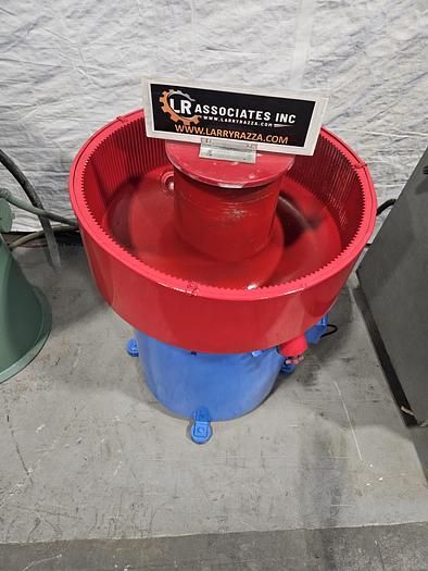 Used Belair FM-4000 1.3 CF Vibratory Finishing Machine 110V Polish Metal Plastic Debur