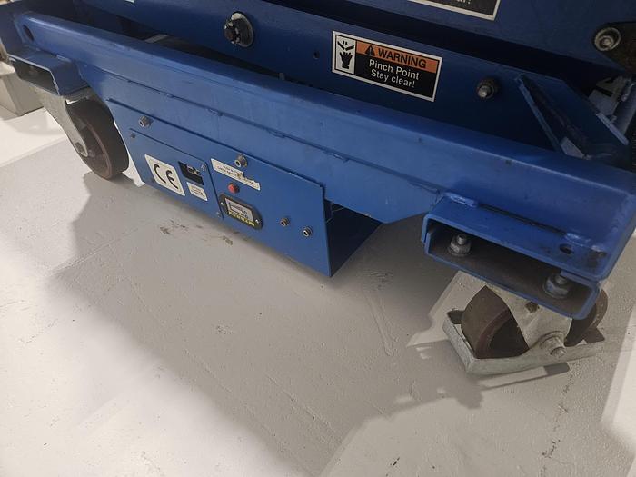 Used West Bend 1100 Lb. Electric Lift Truck Cart 67 inch lift height Tool Change Lifter