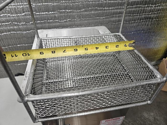 Used Branson Ultrasonic Cleaner 25 kHz Wash System with Heated SS Tank & Basket 5 Gallon Capacity