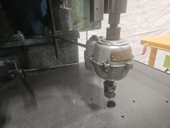 Used Buffalo Forge Quad Drill Press with Emrick Tapping Head 220V 3 Phase Drilling Tapping Machine