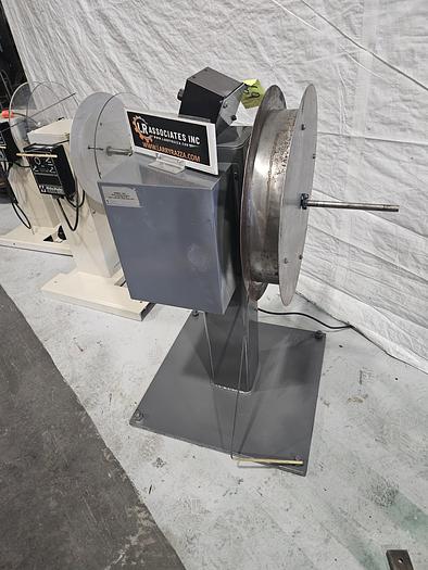 Used Motorized Stock Reel Material Payoff Feed Automatically Feeds Metal Stock To Press