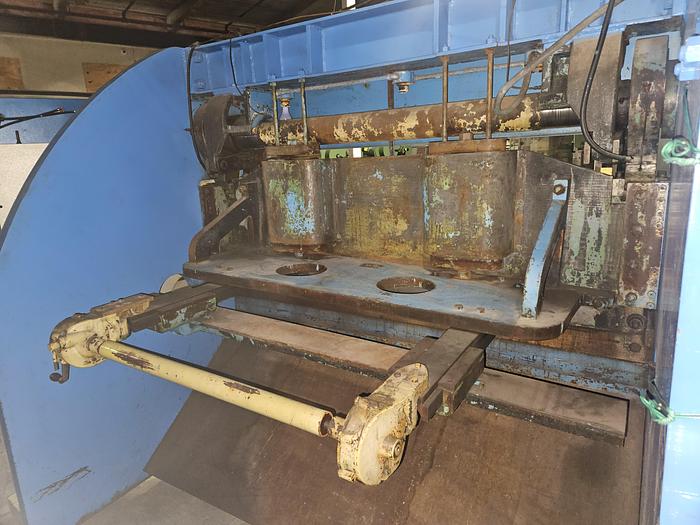 Used Clumbia 406PSG Power Shear Cuts 1/4" Mild Steel 92" Blade Length with Back Gauge