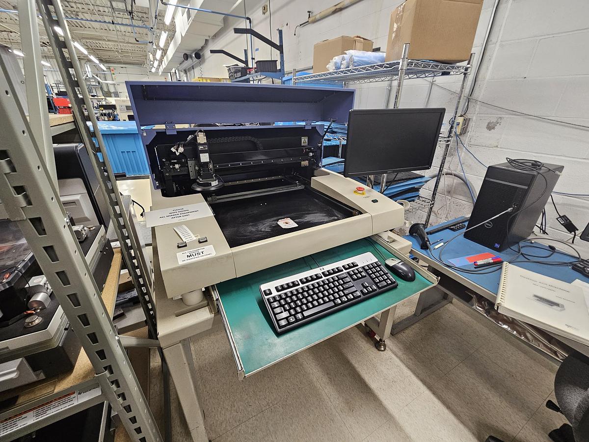 Used MIRTEC MV-2HTL Desktop AOI Vision Inspection System – 2006  Offline PCB Inspection • Tested & Running • Complete Workstation