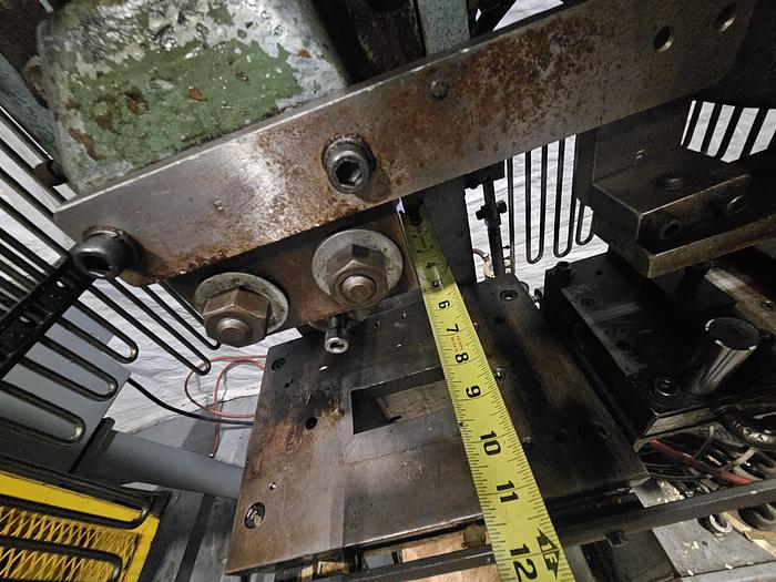 Used 5 Ton Perkins Punch Press Air Clutch & Air Brake Palm Buttons anti-tiedown VFD Stamping Press