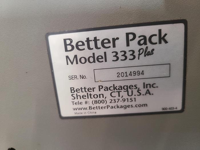 Used Better Pack Model 333 Plus Packaging Tape Machine for Sale in