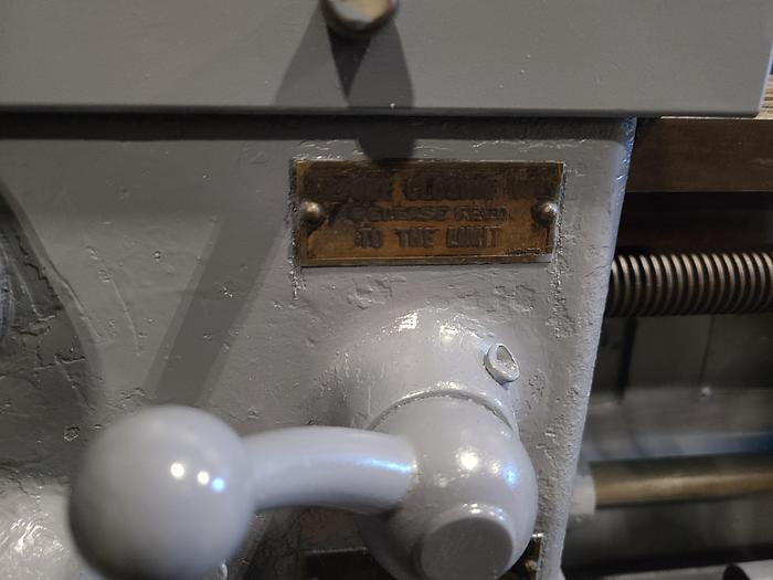 Used Hendey Metal Lathe 15 Inch Swing x 50 Inch Bed with Tooling