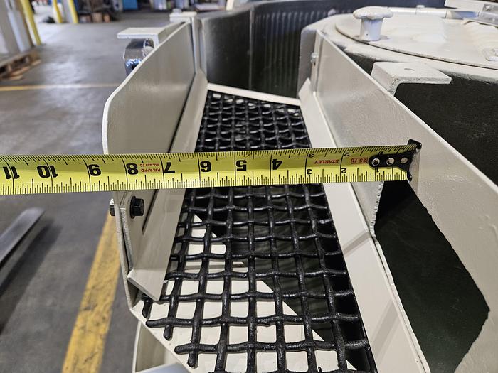 Used Sweco 10 Cubic FT Vibratory Finisher with Automatic Separation Smooth Polish Metal Plastic Fast Pristine! 