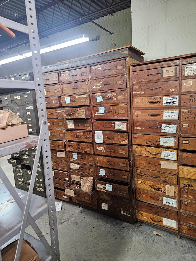 Used Vintage Wooden Storage Cabinets