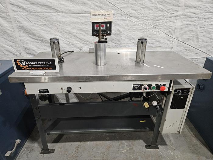 Used Used- WT Web Techniques Label Counter / Rewinder, Model WT-25LC. Max web width: 7" (17.78 cm), optional 10" (25.4 cm), max unwind diameter: 24 inches (61 cm), max rewind diameter 18" (45 cm), optiona...