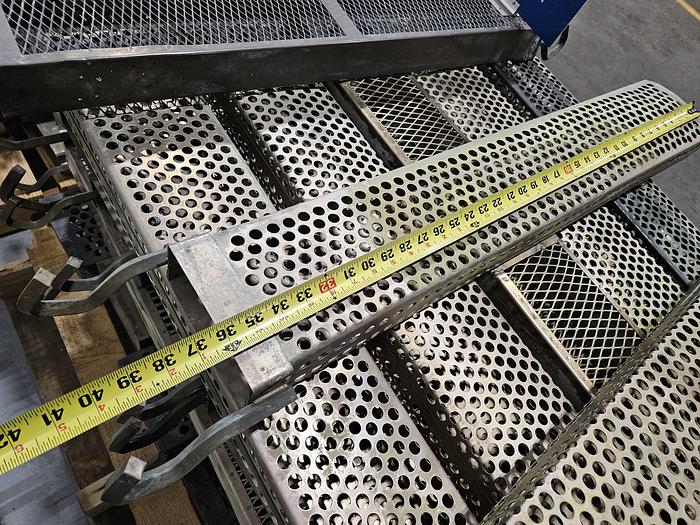 Used Lot of 36 Anode Baskets Titanium for Electroplating Plating Anode Holders for Tank... one price!