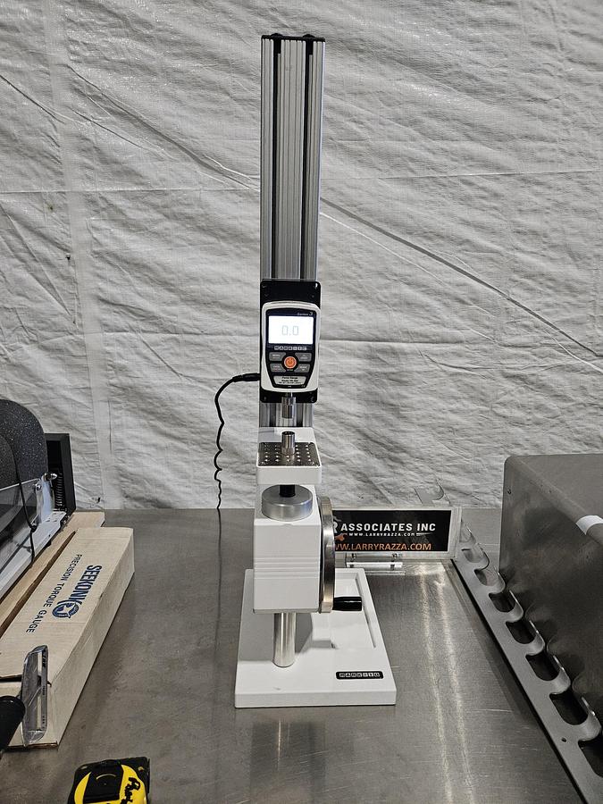 Used MARK-10 MANUAL FORCE TEST STAND WITH SERIES 3 DIGITAL FORCE GAUGE – MODEL M3-500 – 500 LBF / 250 KGF / 2500 N – EXCELLENT CONDITION