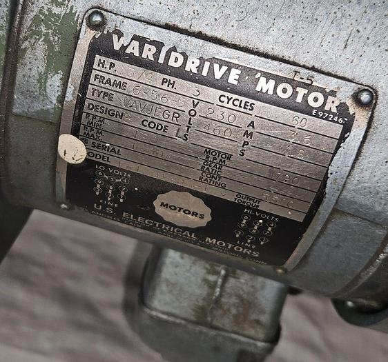 Used 5 Ton Perkins Punch Press Air Clutch & Air Brake Palm Buttons anti-tiedown VFD Stamping Press