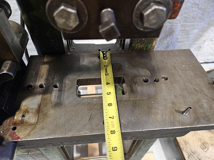 Used Perkins 9 Ton Punch Press  Stamping Crimping Steel Brass