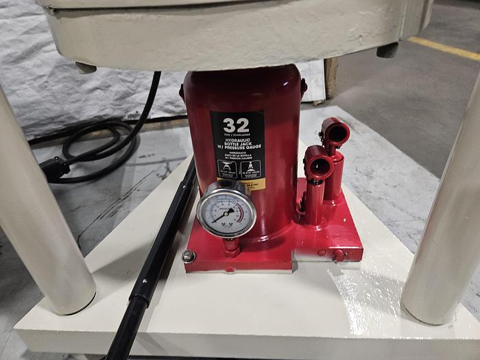 Used Contenti 12" Rubber Mold Vulcanizer Make Spin Cast Molds Fishing Tackle