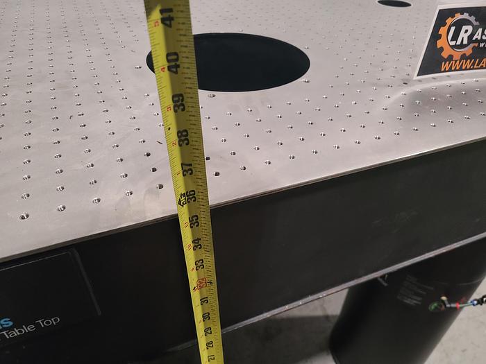 Used Newport RS2000 Sealed Hole Table Top with Tuned Damping and Legs