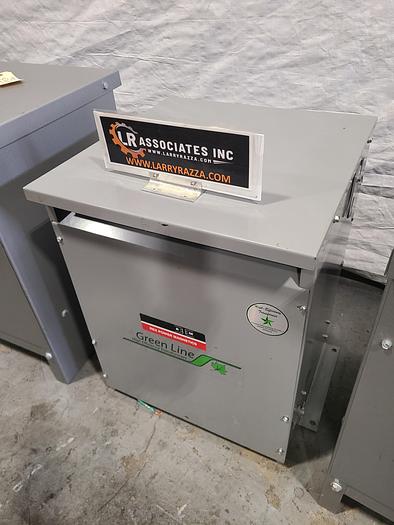 Used Green Line Rex Power Magnetics 3 Phase Transformer Primary 208 Secondary 416Y/240 75KVA TESTED!