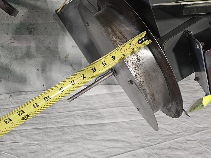 Used Motorized Stock Reel Material Payoff Feed Automatically Feeds Metal Stock To Press