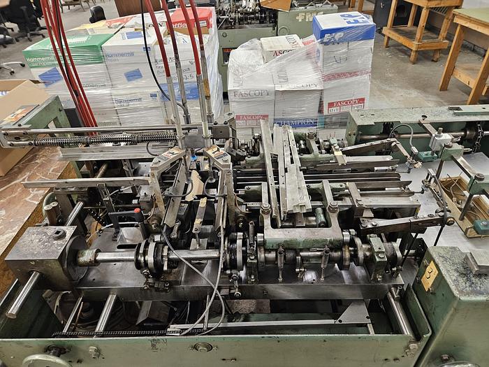 Used Box Making Machinery Available for Custom Plastic Transparent Boxes FMC Perondi & Much More!