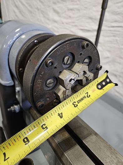 Used Wade American Made Dove Tail Turret Metal Lathe with Tooling RARE!