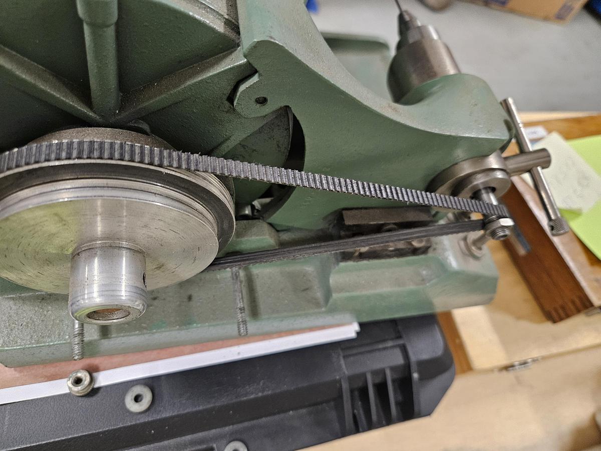 Used DEMCO Belt Drive Grinder Mini Polishing Machine Spindle Grinder 110V