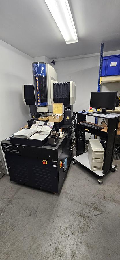Used OGP Quest / Vantage 450 CMM Smart Scope Optical Laser Gauging Measuring Machine Auto Measurement with Rotary Table & Probe