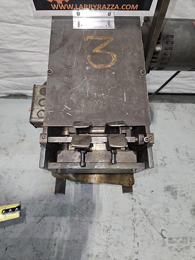 Used Scrap Metal Stock Chopper Recycle Brass Copper Steel Max Thickness 16 Gauge x 3" 110V