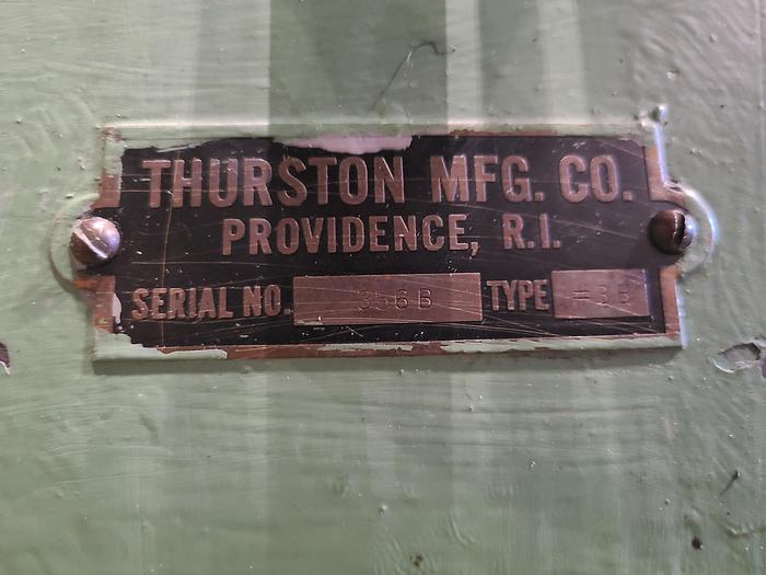 Used Thurston #3B Metal Profiler Router Machine