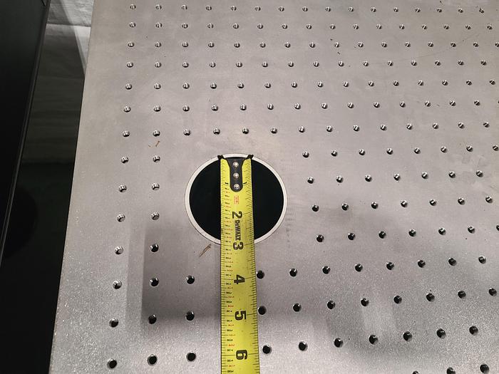 Used Newport RS2000 Sealed Hole Table Top with Tuned Damping and Legs