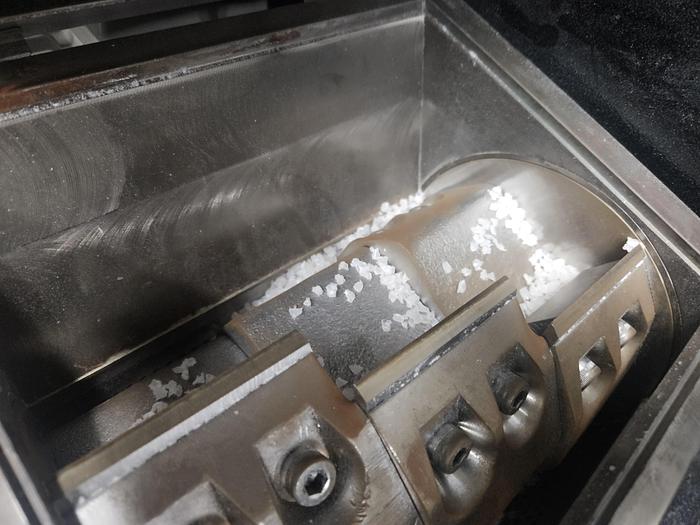 Used Rapid Model 150-21 Plastic Grinder Granulator 6 x 8 inch Throat 3 HP 220V 3Phase
