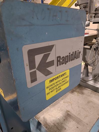 Used RapidAir  Dual 1500 Lb Material Coil 72 Inch Payoff Decoiler Stock Feed Adjustable Clutch & Coil Diameter