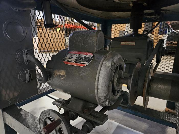 Used Hugold Automated Stamping Crimping Air Press with Rotary Table and Tooling