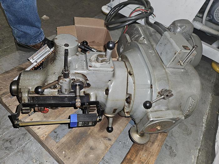 Used Bridgeport Variable Speed Mill Head 1-1/2 HP 230V 3 Phase HEAD REPLACEMENT ...TESTED!!!