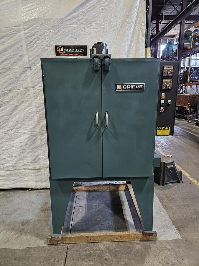 Used Grieve Model 333 Oven 36" x 36" x 36" 350F Max Temp with Exhaust