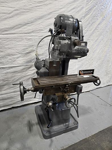 Used Van Norman No. 12 Milling Machine with Power Feed & Rotating Vise 220V 3PH