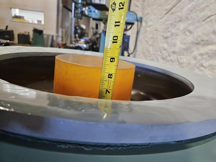 Used Sweco 1.2 Cubic Ft Vibratory Finisher 220V 3 Phase Polish Debur Metal Fast Finishing