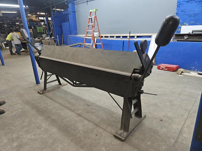 Used Chicago Dreis & Krump 8 foot 16 Gauge Metal Bending Brake Made in USA